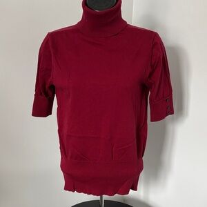 Apt. 9 Women's Red Turtleneck Sweater